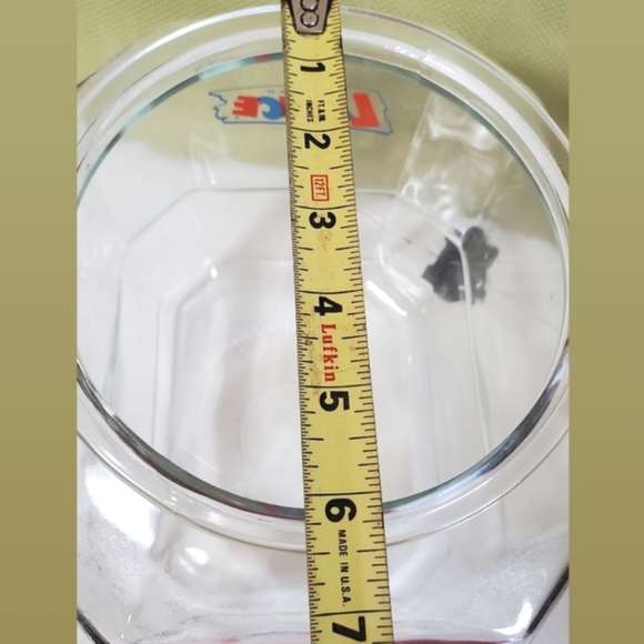 Lance 12" Vintage Store Countertop Display  Glass Large Cracker Jar - Picture 7 of 12